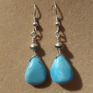 Sterling Silver Turquoise Earrings